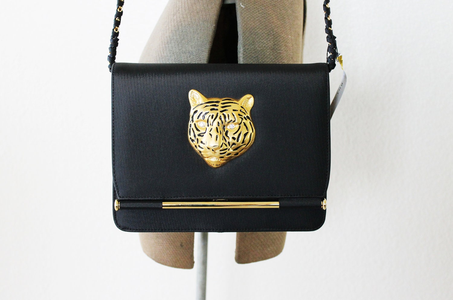 Vintage 1980's Deadstock Tiger Purse