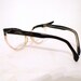 Vintage Extreme Winged Frame France Cat Eyes/ Rhinestone Eyeglasses/ Sunglasses/ Defect