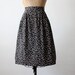 vintage star print skirt