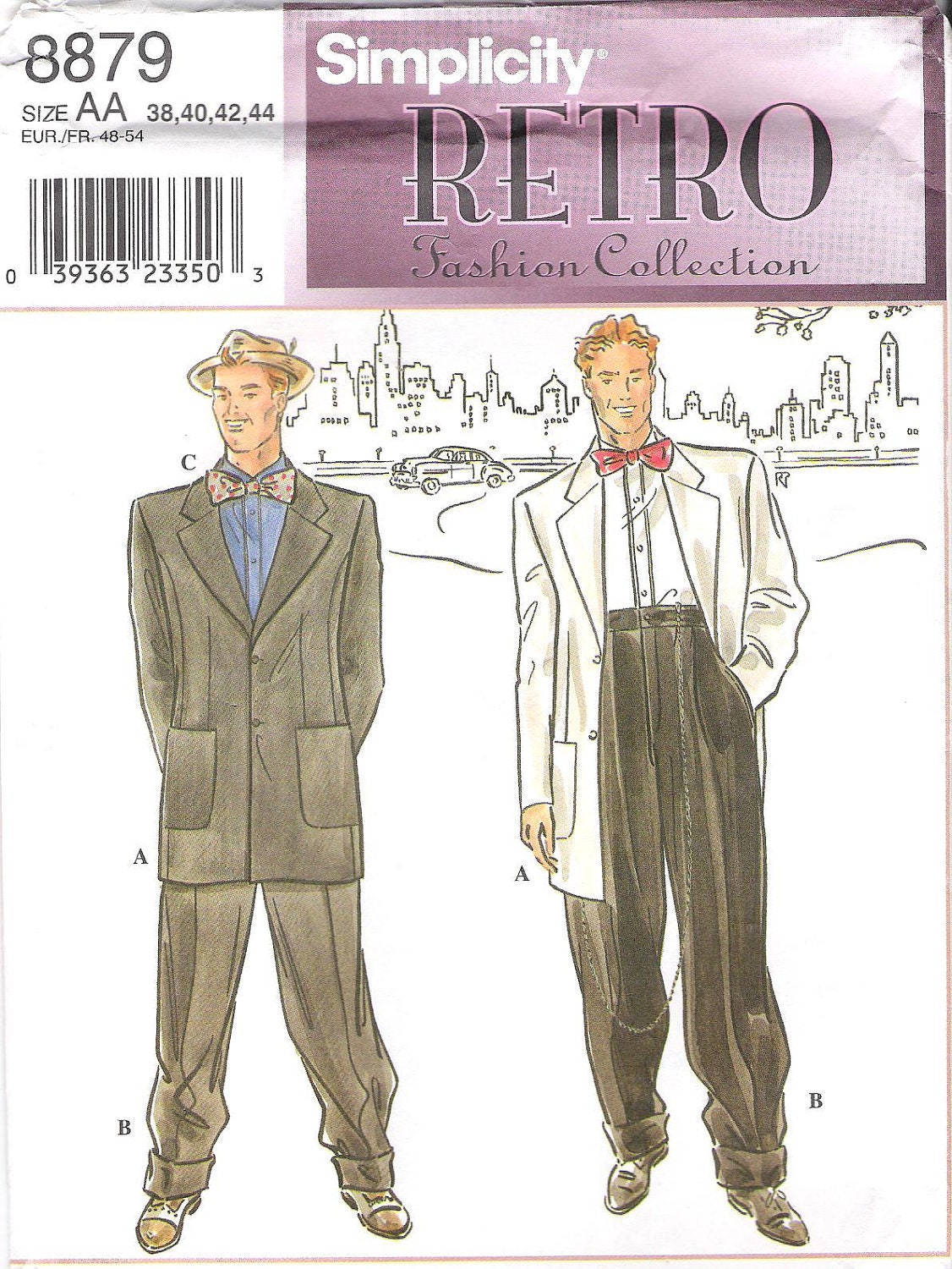 Men's Zoot Suit Costume Sewing Pattern by GrandmaMadeWithLove