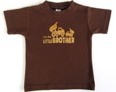 I'm the LITTLE Brother Toddler Shirt, Ink Free, Sizes 12m to 6, High Quality Tshirt, click for more colors