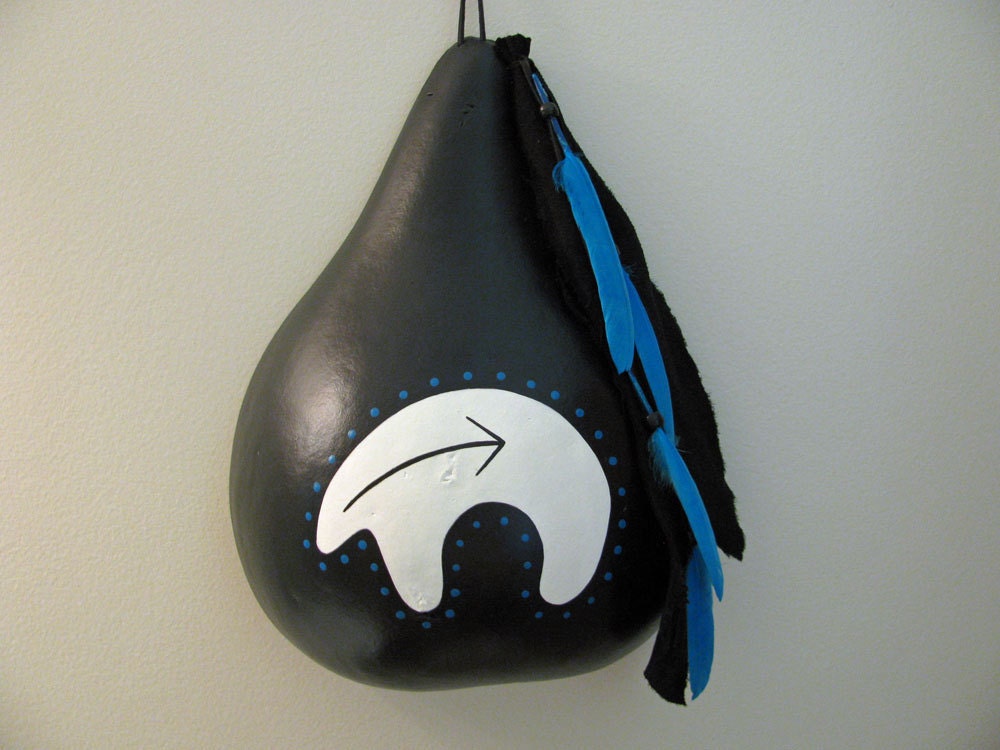 Gourd Art - Bear Wallhanging