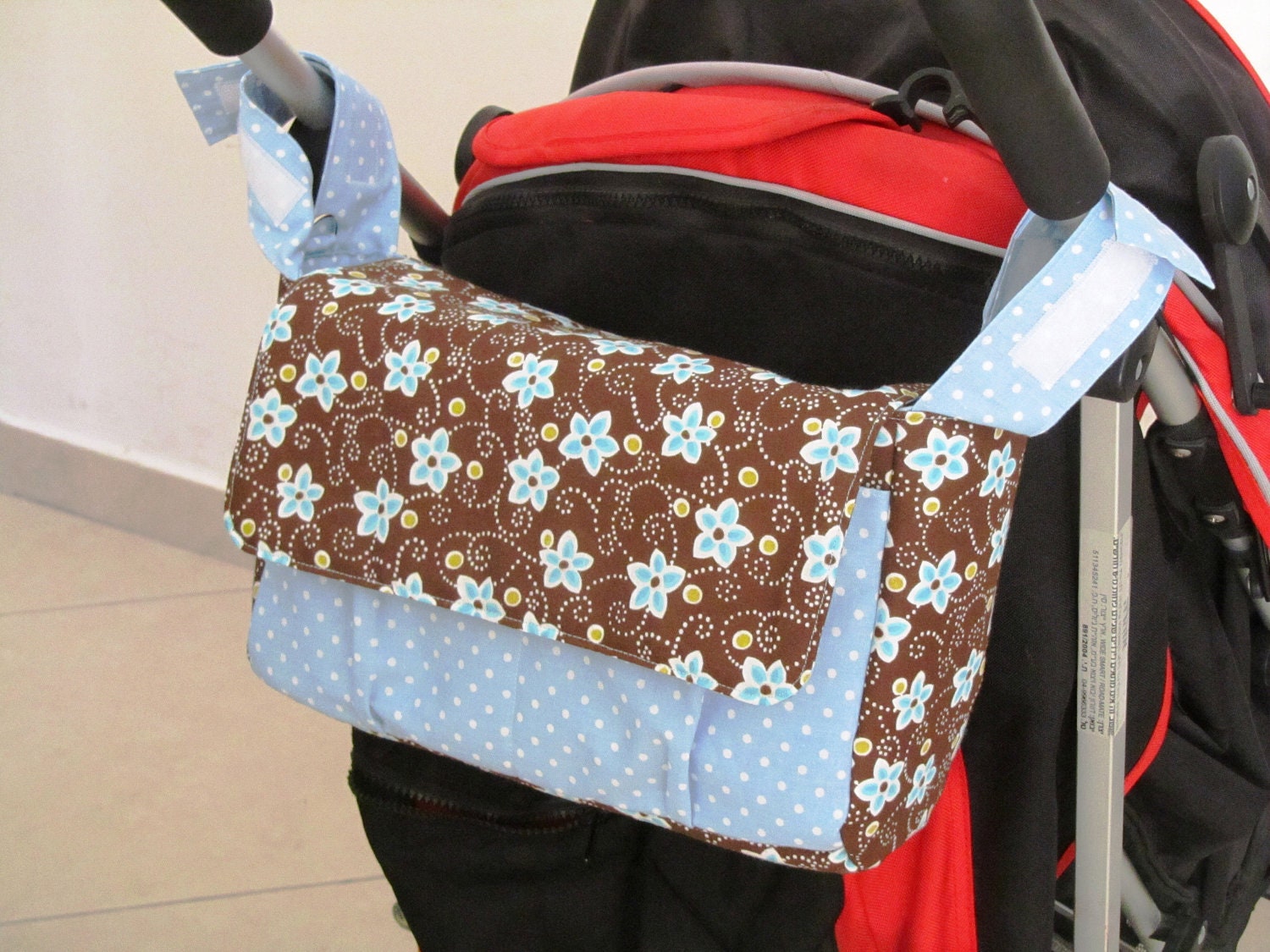 Stroller caddy diaper nappy bag