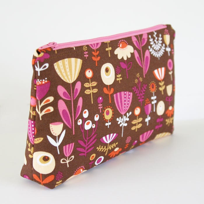 Make Up Bag Makeup Bag Cosmetic Bag Travel Pouch Floral Make Up Bag