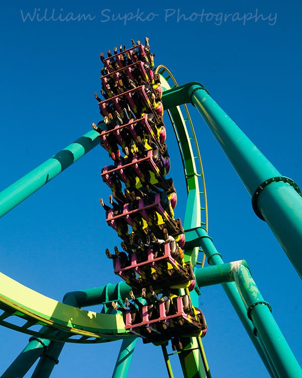 Raptor Inverted Roller Coaster at Cedar Point 8x10 print