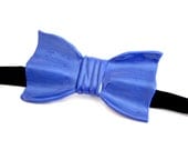 Mens Bow Tie Accessories - New Years Fashion Monaco Blue Handmade Ceramic Statement Bow Tie
