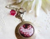 Couting sheeps - Cameo necklace