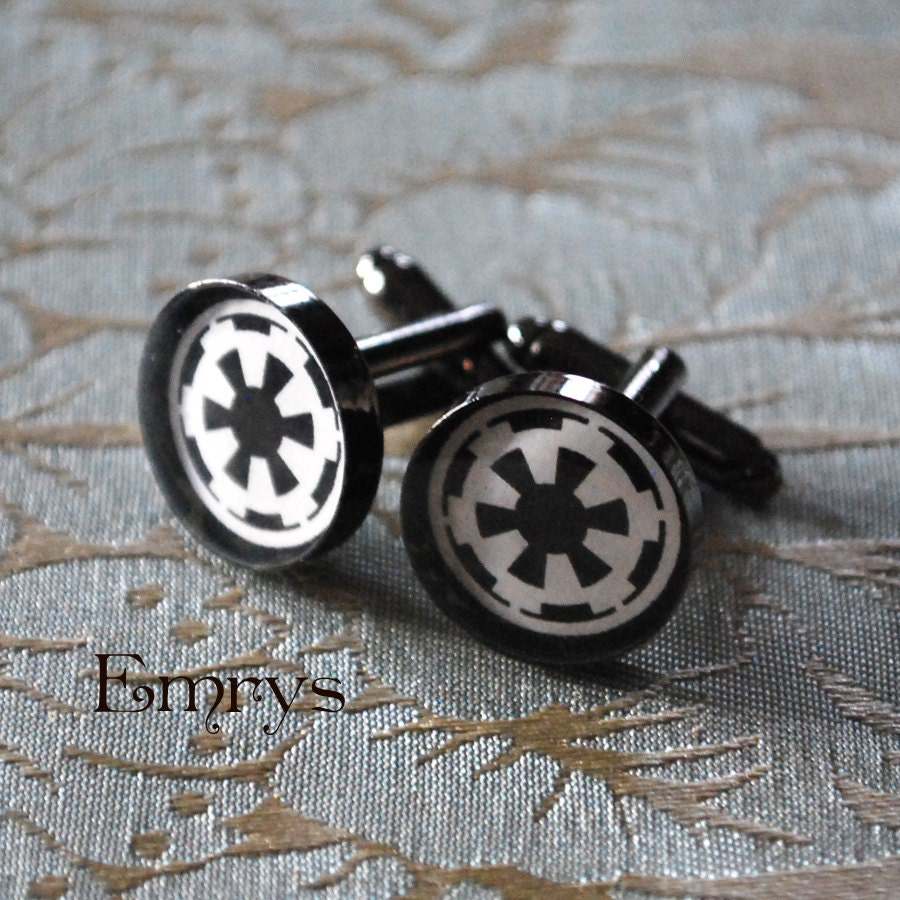 Gunmetal Star Wars Imperial Cog Cufflinks