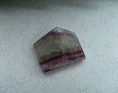 Beautiful Rainbow Fluorite with stripes of pale green, gorgeous purple