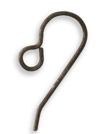 Vintaj French Brass Ear Wires 20x10mm