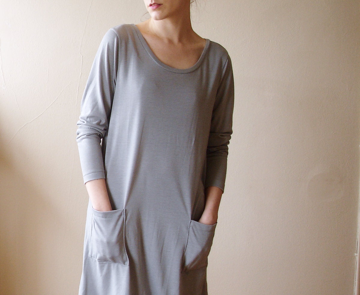 Sample SALE T Shirt Dress Long Sleeve Small