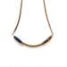Volcanic jasper arc necklace