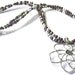 Burgundy Magnetic Hematite Necklace w/ Silver Pendant, Magnetic Necklace, Hematite Health Necklace, Healing Necklace, Good Health Necklace