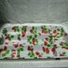 Vintage Strawberry Drawer Tray, Organizer Compartments, White Green Red, Strawberry Fields Forever