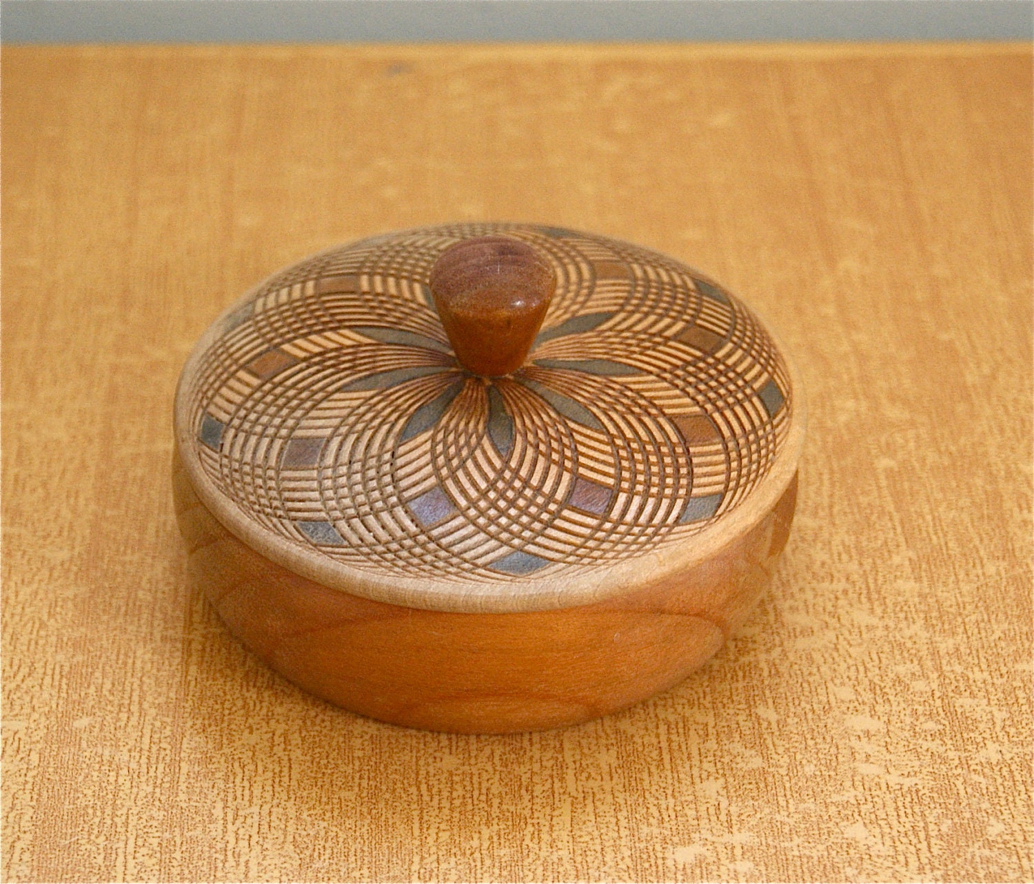 Carved Trinket Box  - Vintage