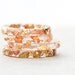 Resin Stacking Ring Yellow Pink Gold Flakes Thin Small Ring OOAK boho minimalist jewelry rusteam