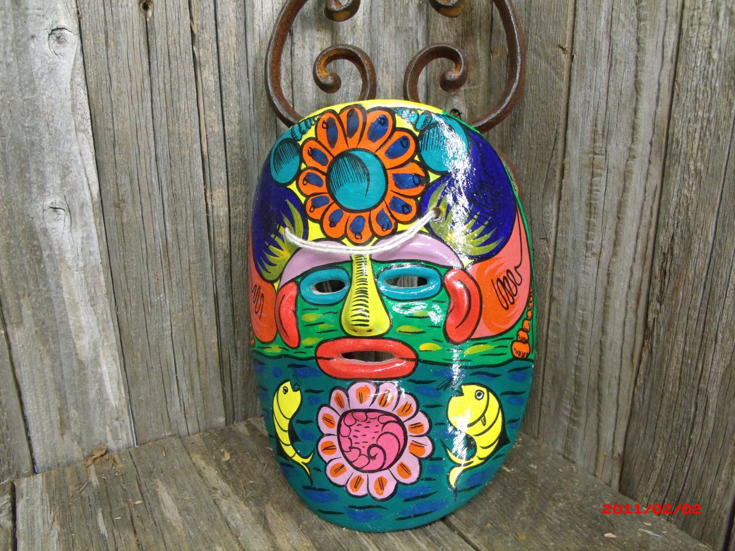 colorful mexican masks
