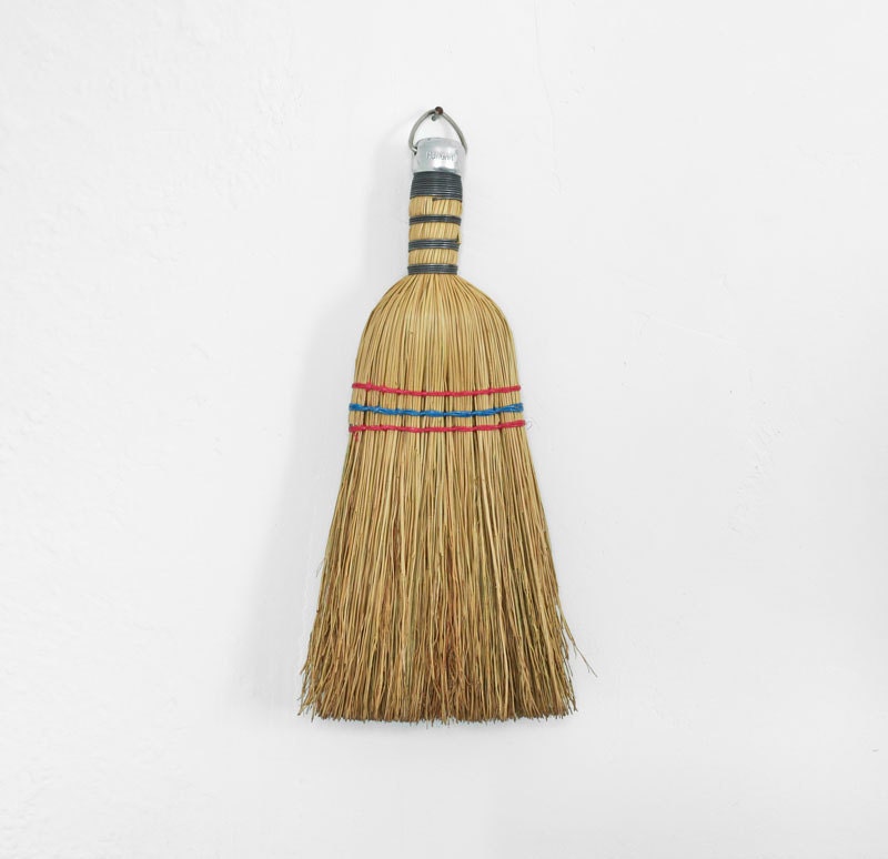 Antique Straw Hand Wisk - Mid Century, Kitchen, Retro