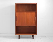 Mid Century Teak Wood Shelf - Wall, Modern, Bookshelf, Retro