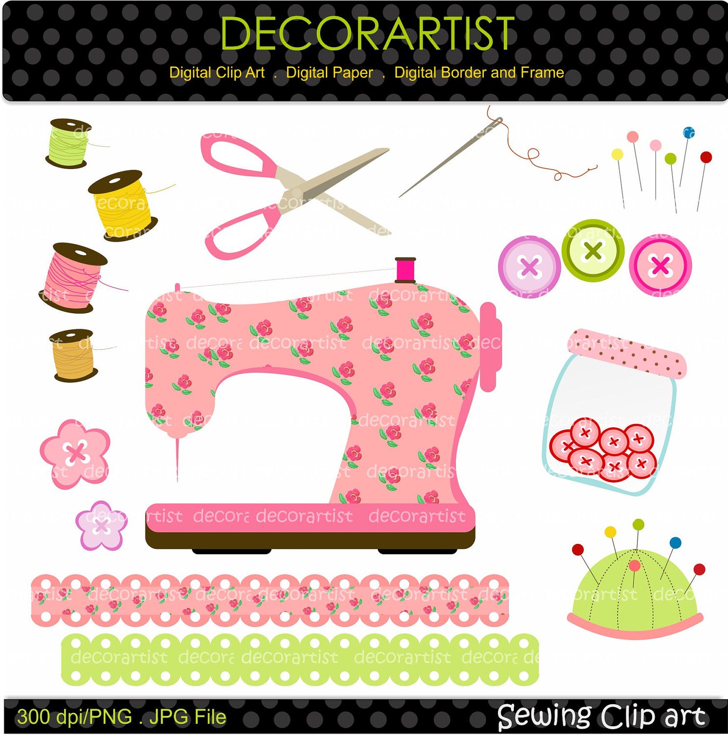 free clipart images sewing - photo #48