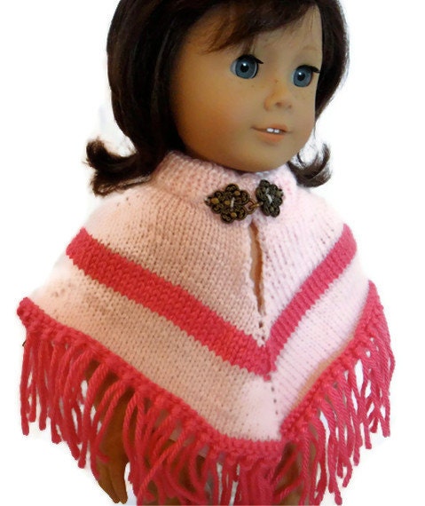 Poncho Pink American Girl Doll