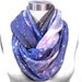 Galaxy Scarf SMC Nebula Circle Scarf, Galaxy Printed Scarf, Infinity Scarf, Warm Scarf, Organic Cotton.