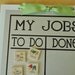 CHORE CHART COMBINATION - Set includes Chore Chart & Basic Magnet Set of 12
