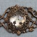Art Nouveau Glass Jewel Pendant / The Eye of Graeae