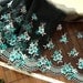 Black lace, Lace trim, Embroidered tulle lace, Embroidered net trim,  Lingerie fabric, 2 1/2 yards BK079