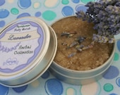 Lavender Body Scrub organic and natural scrub from Herbal collection SAMPLE