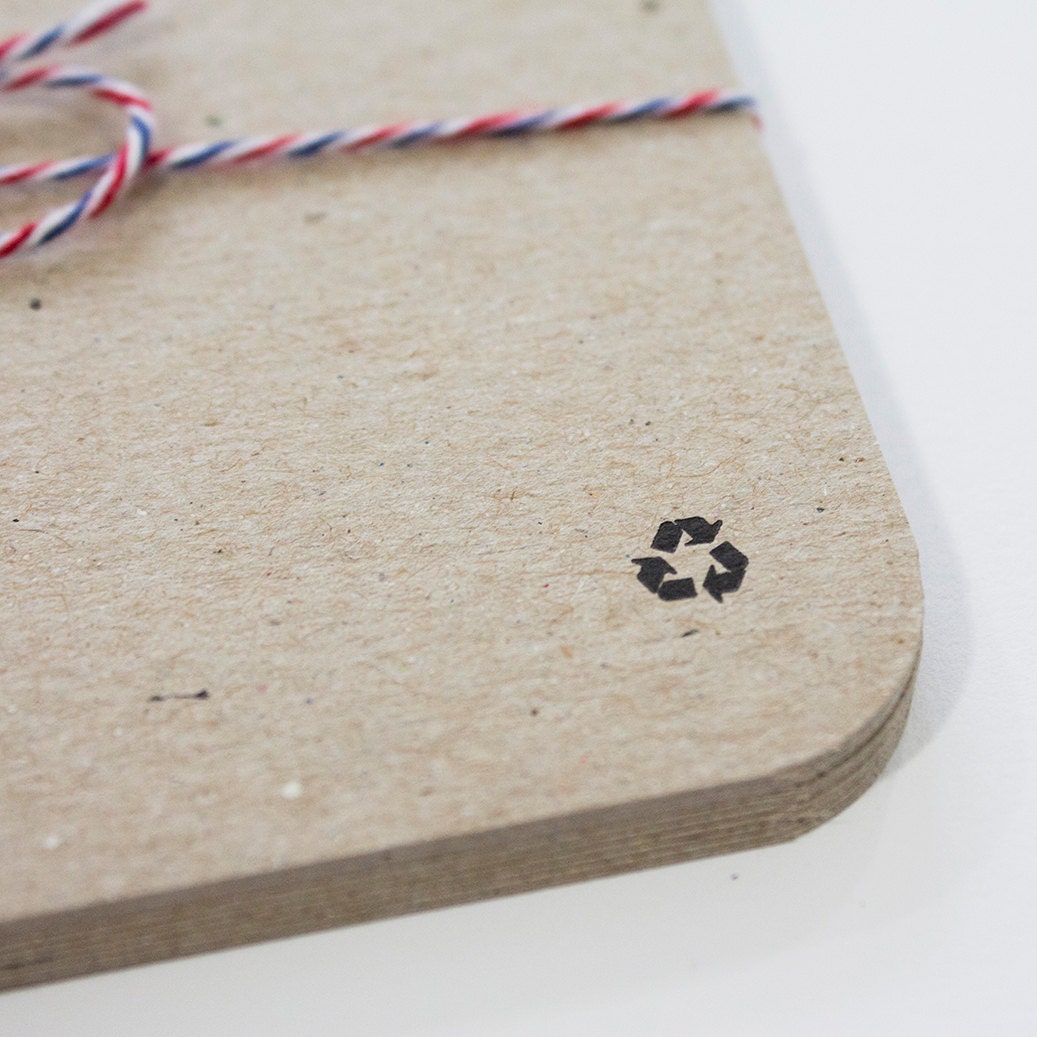 Blank Letterpress Postcards