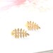 Grecian Goddess Earrings Leaves stud earrings grecian jewelry
