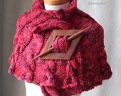 INSTANT DOWNLOAD, ROLANDA, Knitting capelet pattern pdf