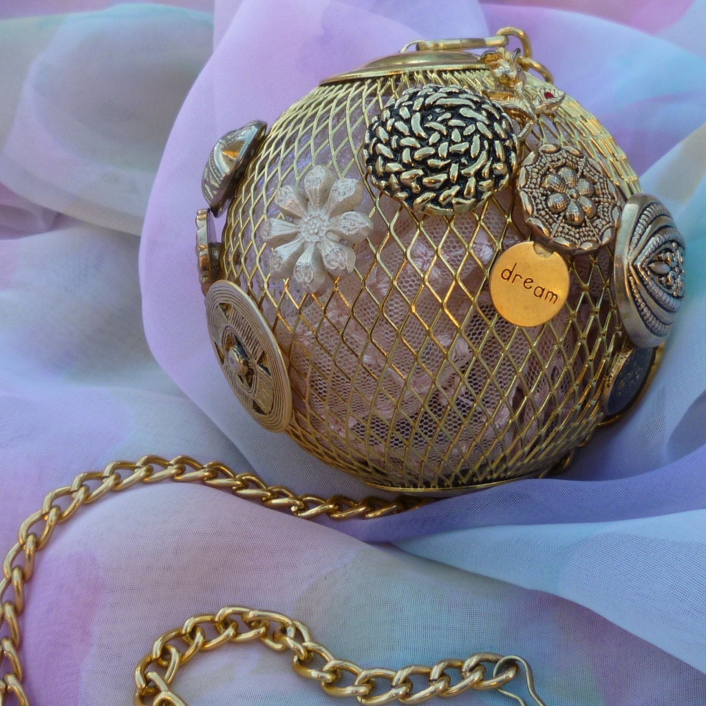 Lavender Golden Fragrance Globe, Art Ball by mystic2awesome