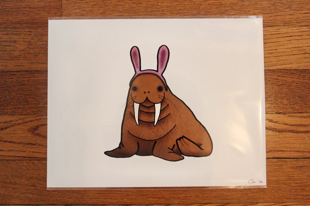 BUNNYRUS - 8x10 - illustration art print