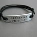 Mens Bracelet with custom coordinates, GPS Bracelet, Mens Bracelet for Husband, Boyfriend, Gift, Anniversary, MN120