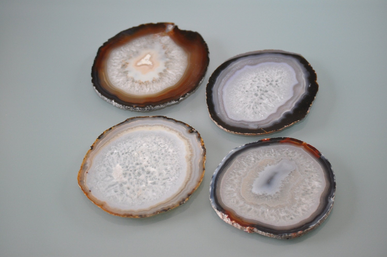Agate Coaster Set