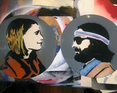 Margot & Richie Tenenbaum of the Royal Tenenbaums on Records (Vinyls) BUY any 3 RECORDS get a 4h FREE