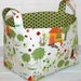 Basket, Nursery Decor, Organizer, Storage Bin - Woodland Village - Ready to Ship