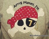 Pirate Birthday Shirt   Boys Birthday