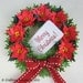 Poinsettia Collection (Fringed Flowers and Wreath Card) - SVG, DXF with PDF Instructions