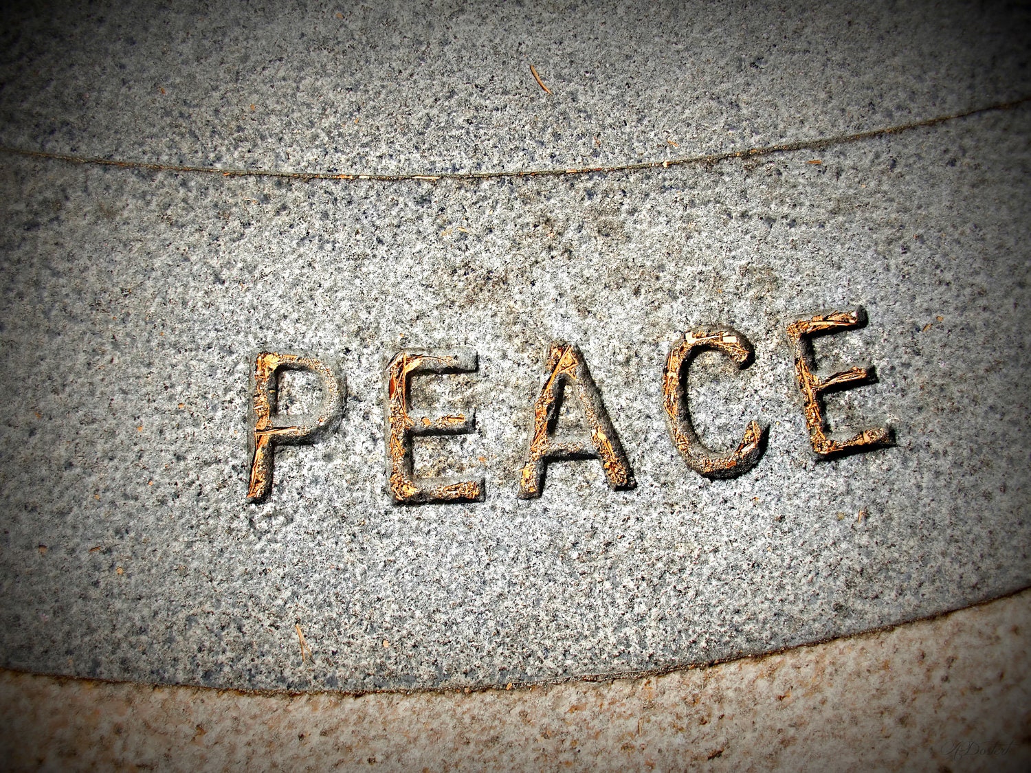 Photography Print 6x8 Stone Peace