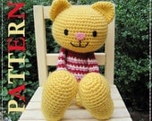 Instant Download PDF Crochet Pattern Huggy Cat - ENGLISH Instructions
