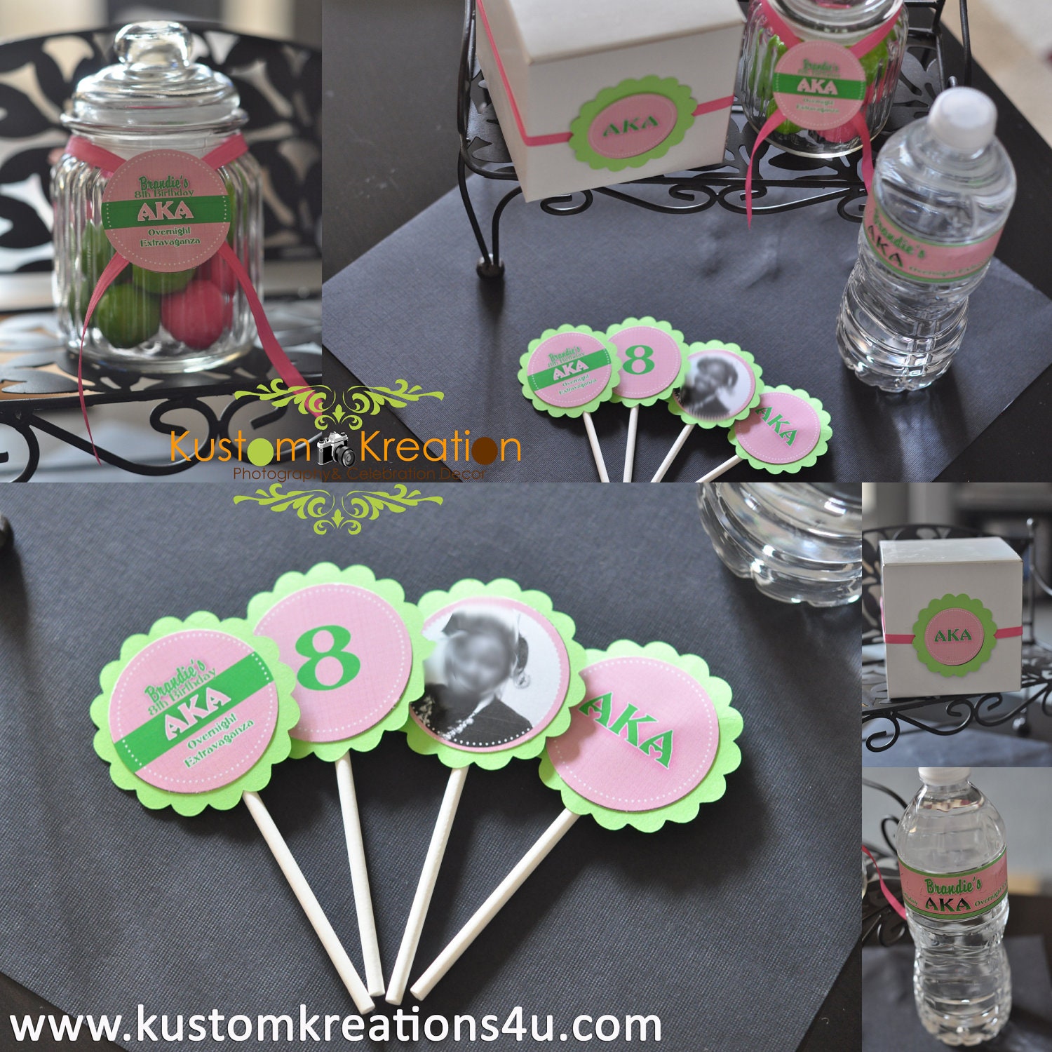 AKA Sorority Inspired Party In a Box Il_570xn