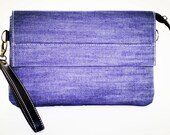 Jean Clutch Bag, Wristlet,iPad Sleeve, iPad Case, iPad Cover, Handbag Purse
