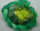 Gradient-Dyed 75/25 BFL/Silk Roving 4oz  (SKU 215)