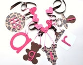 Cheetah baby shower decorations leopard it's a girl banner by ParkersPrints on Etsy Il_170x135