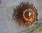 Monet Gold Costume 1960s Pin