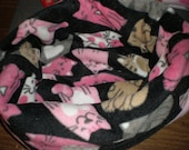 New Fleece Pet Cuddler Sack Cozy Bed Sack Reversible Cat Kitten Bed