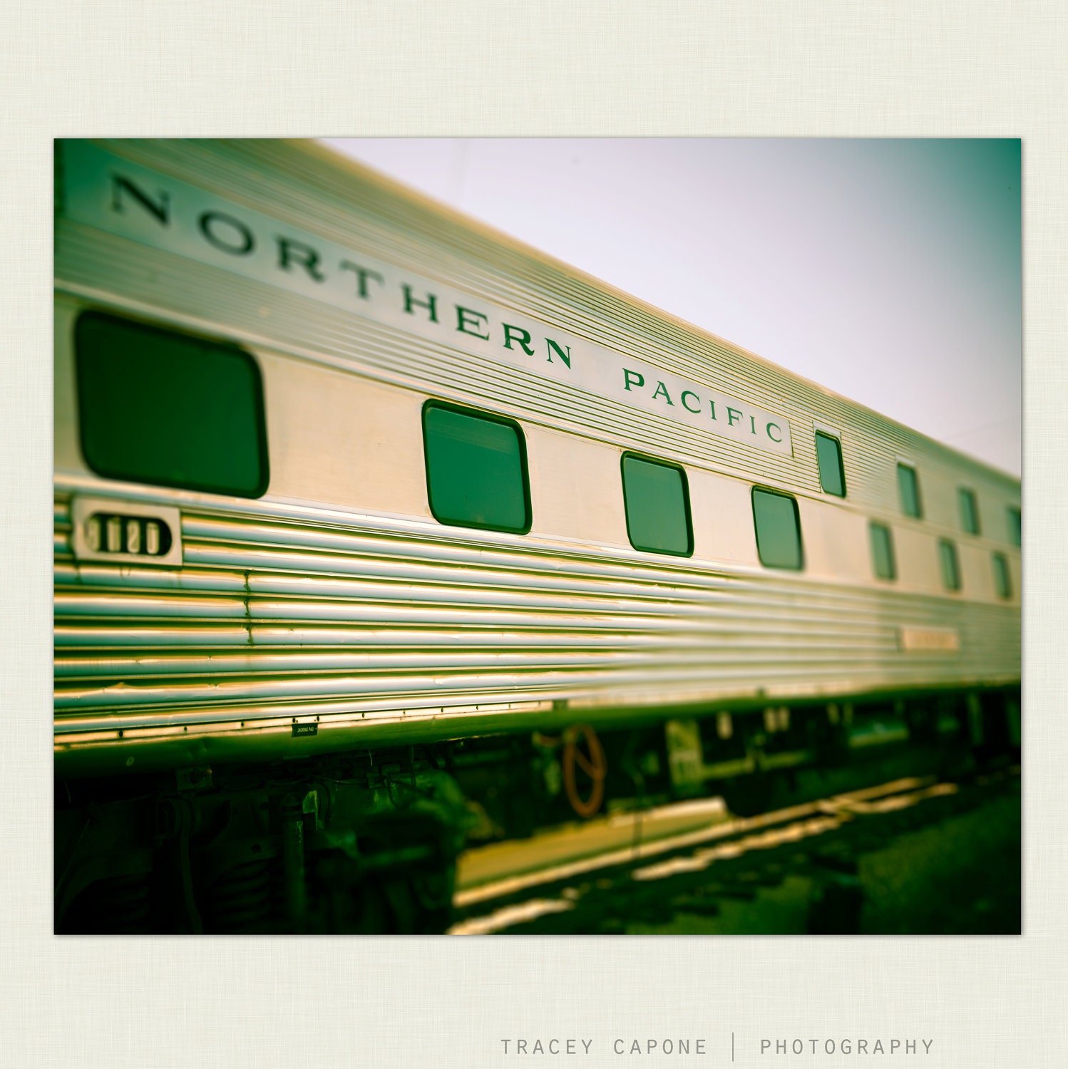 Train Photography - boys room decor, etsy wall art, train print - Northern Pacific - playroom art, train home decor
